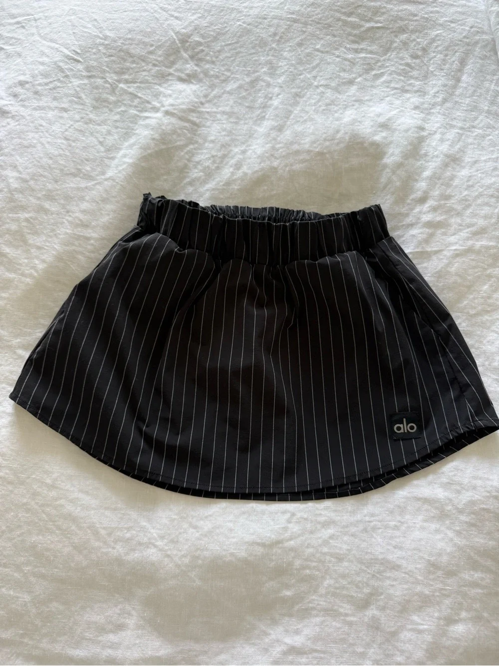 Alo Black Pinstripe Athletic Skort - no longer sold by alo!
